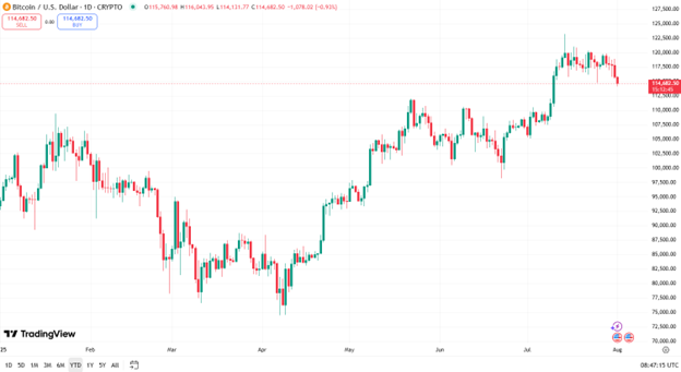 BTC Analysis Chart 1.8.2025 B