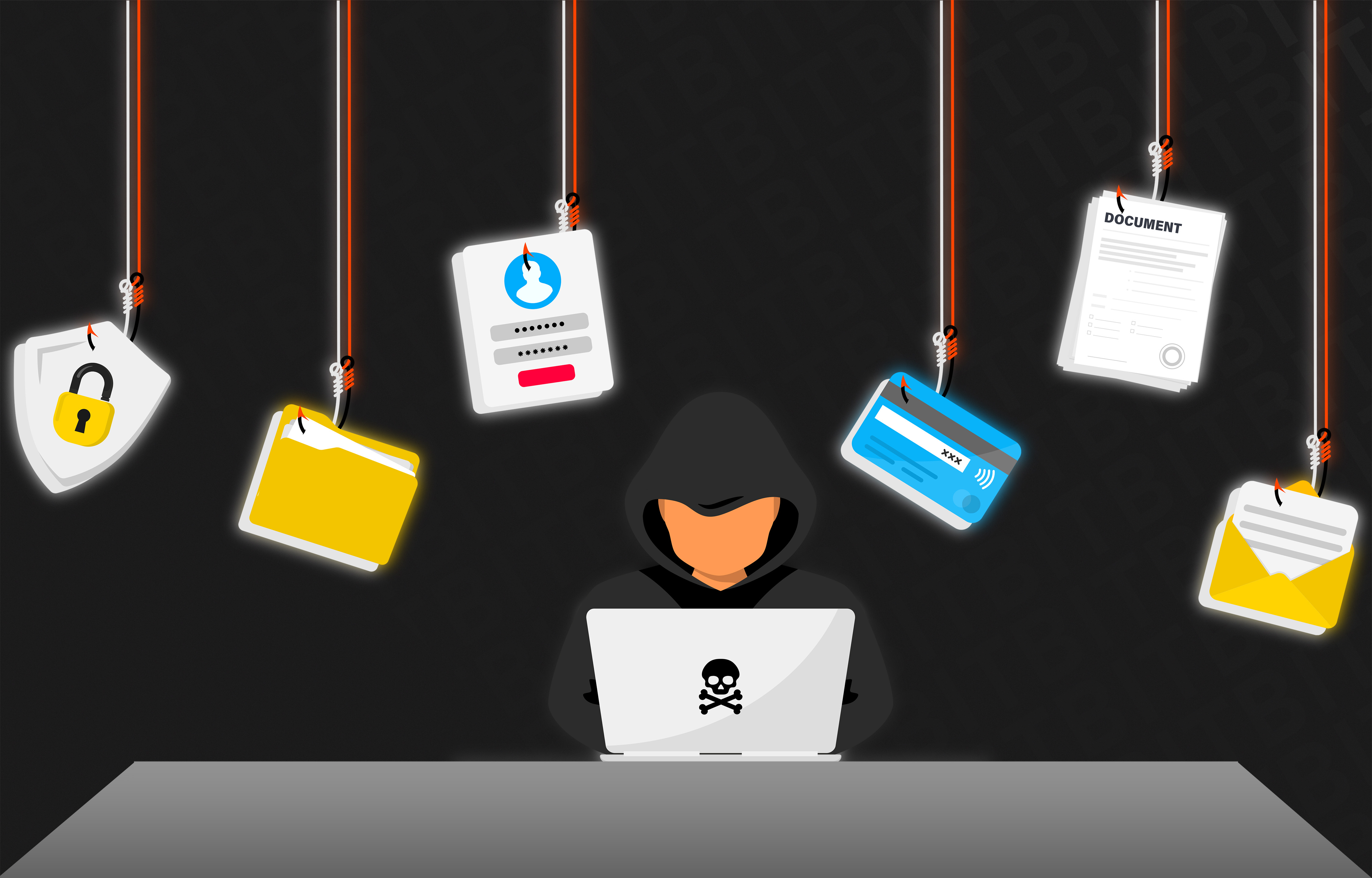 Keylogger, phishing and other scams